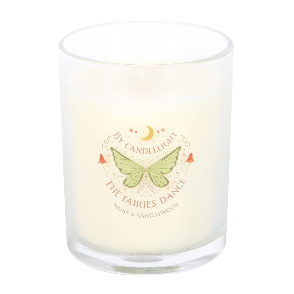 Something Different - Fairy Wing Moss & Sandalwood Scented Candle - Multicolours